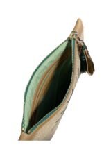 Deniz Atı Nakışlı Jüt Clutch Çanta 30 × 20 cm - Görsel 4