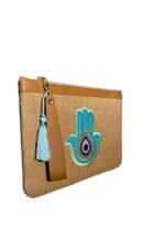 Fatma Ana Turkuaz Clutch 30*20 - Görsel 4