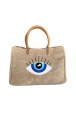 Kirpikli Göz Sax Omuz Çantası - Görsel 2