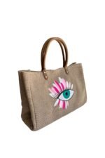 Tüylü Göz Omuz Çantası - Görsel 3