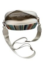 Turkuaz Hasır Çapraz Çanta - Görsel 3