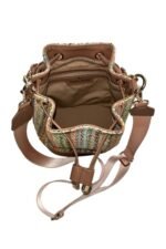 Victoria Hasır Bej Çanta Mini - Görsel 2