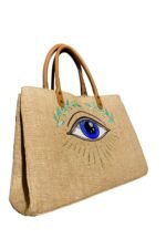 Yapraklı Göz Sax Beach Bag - Görsel 2