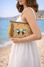 Geometrik Yengeç Clutch  30 * 20 Cm - Görsel 4