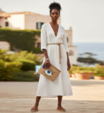 Kleopatra Göz Nakışlı Jüt Clutch Çanta 30 × 20 cm - Görsel 2