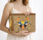 Geometrik Yengeç Clutch  30 * 20 Cm
