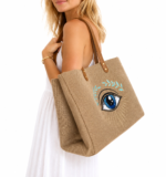 Yapraklı Göz Sax Beach Bag - Görsel 3