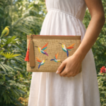 Tropikal Kuşlar Clutch 30*20 - Görsel 3