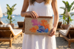 Okyanus Kabukları Jüt Clutch 32*22 - Görsel 3