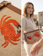 Yengeçler Jüt Clutch 32*22 cm - Görsel 3